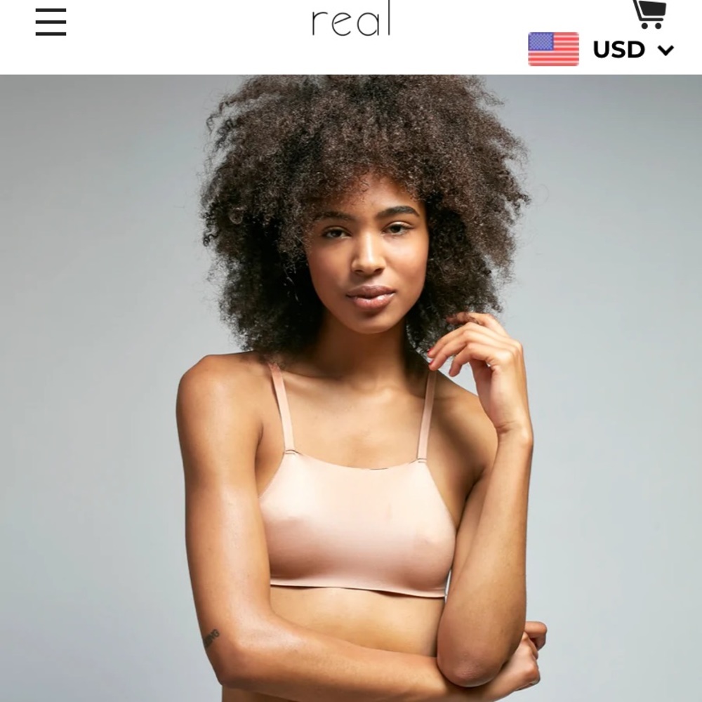 REAL ( brand) Bralette + THREE MORE!!!! S /XS. Complete Wardrobe of Bralettes